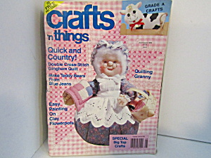 Vintage Magazine Crafts-n-things July/aug 1989