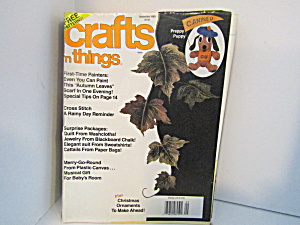 Vintage Magazine Crafts-n-things Sept. 1989