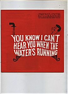 1969 Can't Hear When Water's Running Theatre Program Ad